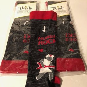 Medical Nurse Nurses Comfort Compression Socks Lot of 3